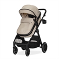 Baby Stroller ASPEN 3in1 with transformable seat CAPPUCCINO with footcover